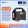 Gaiaray Stazione di Alimentazione Portatile 200W, Batteria LiFePO4 153.6Wh, Generatore Solare AC 220V, Power Bank UPS per Backup Domestico e Campeggio