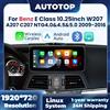 AUTOTOP Autoradio multimediale wireless CarPlay Android Auto da 10,25 pollici per Mercedes Benz Classe E C207 W207 A207 2009-2016 BT GPS Stereo