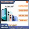 XIAOMI Versione Globale Xiaomi Redmi 15C Sistema Xiaomi HyperOS 2 6.9" MediaTek Helio G81-Ultra 6000mAh Ricarica Rapida 33W Impermeabile IP64 120Hz Doppia Fotocamera AI da 50MP Dual SIM NFC