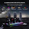 SIMSONN Pedali da Simulazione di Corse SIMSONN PRO X Ultra con Sensore di Pressione, Supporto per Motore a Vibrazione Serie VAM, Pedali per Simulatore di Corse PC