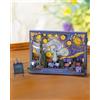 Robotime La Notte Stellata, Puzzle 3D in Legno con Luci LED, Decorazione da Scrivania Interattiva, Regalo Unico Fai-da-Te per Adulti