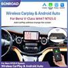 BONROAD CarPlay Wireless e Android Auto per Mercedes-Benz Classe V W447 (2014-2018) Display NTG5.0 con Connettività AirPlay