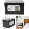 NONE Cassaforte Ignifuga Impermeabile 8 5L Digitale Elettronica per Soldi Gioielli Documenti Oggetti Valore per Casa Ufficio Hotel Antifurto Sicurezza Portatile serratura con chiave di emergenza fissaggio