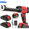 DWiusty Pistola per silicone elettrica DWiusty, regolabile a 4 velocità, senza fili, per sigillatura e riempimento, compatibile con batteria Makita 18V