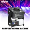 YUERLT Macchina per bolle YUERLT 90W RGBW LED con telecomando DMX512 per palcoscenico, DJ, discoteca, feste, matrimoni, controllo altezza pubblico 10-15m