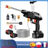 zollor Idropulitrice a batteria da 1500W ad alta potenza, pistola a spruzzo per lavaggio auto, compatibile con batteria Makita 18V, per la pulizia di casa e giardino