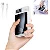 NONE Power Bank Magnetico Wireless da 10000mAh con Ricarica Rapida PD22.5W, Adattatore Batteria Esterna Portatile per Magsafe iPhone Huawei Samsung