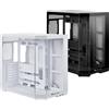 NONE Case PC ATX ad Alto Flusso d'Aria, Case Mid Tower con Vetro Temperato, Design Modulare per Schede Madri E-ATX ITX MATX