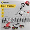 CONENTOOL Tagliaerba Elettrico 21V Senza Fili 650W 8500RPM con 5 Tipi di Lame Asta Regolabile Pieghevole per Giardino