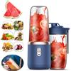 NONE Mini Frullatore da 400ml con 6 Lame, Mixer Portatile per Smoothie con 21000 RPM, Ricaricabile USB, Tazza Multifunzione per Frullati