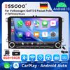 ESSGOO Autoradio da 9 pollici per Volkswagen Golf 5 6 Passat Polo, Lettore Multimediale per Auto 4GB 64GB con Carplay Android Auto e Manopola GPS