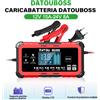 DATOUBOSS App DATOUBOSS per caricabatterie intelligente 12V/24V per batterie AGM/GEL/EFB/Deep cycle/WET/a base di olio/gel-ferro-fosfato/LiFePO4
