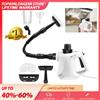 DayPlus Pulitore a vapore portatile da 2600W + 9 accessori + blocco di sicurezza, 400ML multifunzionale per la pulizia di cucina, bagno, fughe e finestre