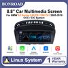 BONROAD Schermo Multimediale per Auto da 8,8 Pollici con Linux e CarPlay per BMW Serie 3/5 E60 E90 2005-2012, Lettore Android Auto per Radio Auto