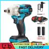 NONE Avvitatore a impulsi senza fili da 2800 N.M, ricaricabile, brushless, elettrico, da 1/2 pollice, con batteria al litio da 18 V, compatibile con batterie Makita da 18 V, per riparazione pneumatici