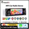 Podofo Autoradio Universale 1DIN 5.1" con CarPlay Wireless Integrato, Supporto Android Auto, Mirrorlink, BT, FM e Telecamera Posteriore