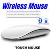 NONE Mouse Wireless Bluetooth Magic per Computer, Ricaricabile, Touch, Sottile, Ergonomico, Dual-Mode, Silenzioso, per PC e Apple Macbook Air