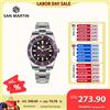 San Martin 37mm Orologio da polso subacqueo vintage BB54 ST2130 in diversi colori per uomo OTF Clasp BGW-X1 Lume 20ATM Reloj Hombre SN0138GB