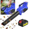 DayPlus Soffiatore per Foglie Senza Fili 3000W, Batteria 21V, Soffiatore Elettrico da Giardino a 6 Velocità - Soffiatore d'Aria Portatile per Prato, Neve, Polvere