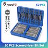 NONE Podofo Set di 50 Punte per Cacciavite, Kit di Sicurezza 3 in 1, Punte Extra Lunghe Magnetiche, Set di Cacciaviti di Precisione, Strumenti per Riparazioni