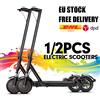 NONE Monopattino elettrico da 350 W per adulti e ragazzi, doppia sospensione, autonomia massima di 35 km, velocità 30 km/h, APP, doppio freno a disco, luce LED