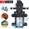 NONE Pompa Acqua a Diaframma Automatica con Interruttore di Flusso 6L/Min 12V 130PSI Piccola Sicura ad Alta Pressione Autoadescante