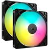 Corsair RS140 ARGB Kit 2 Ventole 140mm PWM