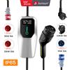 NONE Caricatore EV Tipo 2 Junsun IP65 Veloce 3.6KW/7KW/11KW/22KW 6A/8A/10A/13A/16A/20A/24A/32A Regolabile, Stazione di Ricarica Portatile per Veicoli Elettrici con Controllo Touch, Ricarica con Timer,