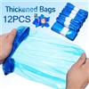 NONE 12 sacchetti di ricambio blu per contenitori per pannolini, resistenti e ispessiti, per Genie, Tommee Tippee, Sangenic o Twist&click