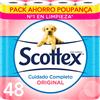 SCOTTEX Carta Igienica Complete Care Original 2 veli confezione da 48 rotoli