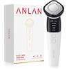 ANLAN Massaggiatore Facciale EMS con LED, Pulizia Profonda, Rimozione Rughe, Vibrazione Termica, Dispositivo di Bellezza per la Cura della Pelle