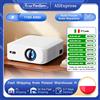 Touyinger L9W Proiettore Cinema Mini Ultra Portatile Full HD, Supporta Decodifica 4K, LED, Wi-Fi 6, Proiettore Home Cinema Android