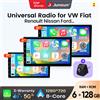 Junsun Autoradio Universale Junsun 7 9 10" con CarPlay Wireless e Android Auto, Navigazione Multimediale Stereo per VW Fiat Renault Nissan Hyundai