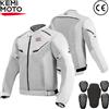 KEMITOUR Giacca Estiva da Moto per Uomo, Abbigliamento da Motociclista Traspirante con Protezioni CE, Interno in Rete Morbida, Outfit per Motocross e Ciclismo Fuoristrada
