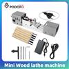 NONE Mini Tornio per Legno Podofo 8000RPM 24V per Fai-da-Te, Utensile Rotante per Lavorazione del Legno, Strumento per Lucidatura e Foratura