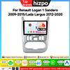 HIZPO Autoradio Hizpo 9'' con Qualcomm 8 Core per Renault Logan 1 Sandero 2009-2015 Largus Dacia Duster, Lettore Multimediale Android