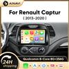 Ainavi Autoradio Ainavi per Renault Kaptur Captur Clio Samsung QM3 2013-2020 Wireless Carplay Multimedia Android Auto 4G Stereo 2Din