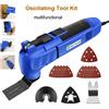 NONE Kit Utensile Multifunzione Oscillante 800W, 22000 Giri/Min, Sega Elettrica, Trimmer, Pala per Taglio, Utensile Elettrico per Falegnameria