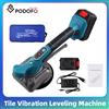 NONE Macchina Vibrante per Livellamento Piastrelle Podofo, Vibratore a Suzione Portatile Senza Fili, 5 Velocità Regolabili, per Batteria 50kg, Utensile Elettrico