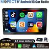 MOPECT Autoradio Universale 2DIN 9" 6+128GB, Multimedia con CarPlay, Android 15, Schermo Touch, Navigazione GPS, Touch Screen+DAB&AHD