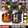 CO LIGHT Faro CO LIGHT per uso fuoristrada, abbagliante e anabbagliante, luce gialla, proiettore LED da 3 pollici per moto, kit luci ausiliarie per R1300 GS RS