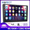 MOPECT Autoradio Universale 2 DIN da 9 Pollici con Carplay Wireless, Lettore Multimediale, Navigazione Android, GPS Auto, WIFI, 6+128G, Stereo per Auto per Nissan Hyundai Toyota Honda Ford