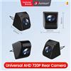 Junsun Telecamera posteriore per auto Junsun Dynami/Static con linee di traiettoria, risoluzione AHD 720P, impermeabile, 140° ° Telecamera di Retromarcia Grandangolare per Accessori Auto DVD