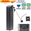 Aleaivy Batteria 36V/48V 20Ah 15Ah, Batteria al Litio Ricaricabile 18650 con BMS Integrato per Kit Motore Bafang Silverfish 250W-750W con Caricabatterie