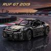 barweer RUF GT 2019 1:10 Auto Sportiva da Corsa, Blocchi da Costruzione Tecnici 63006, Supercar, Hypercar, Modello in Mattoncini, Kit Giocattolo per Adulti, Regalo Fai-da-Te, 1655 Pezzi