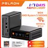 peladn Mini PC PELADN AMD Ryzen 5 5600H (6C/12T, fino a 4.2GHz), WiFi 6/BT5.2 Micro PC per Gaming e Ufficio con Garanzia di 3 Anni e Barebone