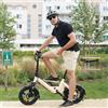 bodywel Bicicletta Elettrica Pieghevole Bodywel T16 Pro, Motore 250W, Batteria Rimovibile 36V 10.4Ah, Autonomia 35km, E-Bike 14'' per Adulti, Stock UE