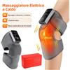 Hailicare Massaggiatore Elettrico Intelligente 3in1 per Ginocchio con Vibrazione e Riscaldamento, Cuscinetto Termico per Spalla e Gomito, Supporto per Articolazioni e Rilassamento Muscolare