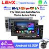 LEHX L6PRO 2Din Android 15 Autoradio con CarPlay per Opel Astra H G J Zafira B Corsa D C Antara Vectra Vivaro GPS