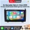 Junsun Autoradio Android Auto Junsun per Mercedes Benz W169 W245 B200 W906 Sprinter W639 Vito Multimedia Wireless CarPlay SWC GPS 2 Din
